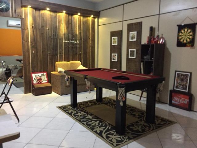 Mesa Sinuca / Bilhar / Snooker 1,87 X 1,08 Tecido Verde - Foto 2