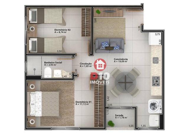 Apartamento à venda - Boa Vista - Cocal do Sul/SC - Foto 2