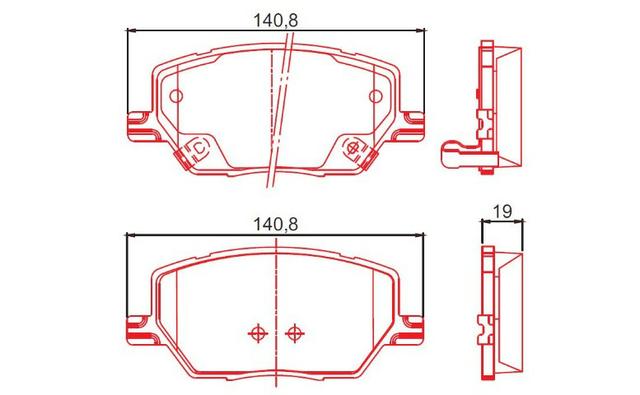 Kit Pastilha De Freio Cerâmica Dianteira E Traseira Jeep Compass E Renegade 2015 a 2019 - Foto 2