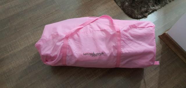 Vende-se berço portátil desmontável burigotto Rosa - Foto 2