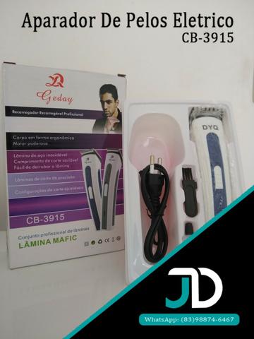 Máquina Nova Corta Cabelo Fazer Barba Pezinho Recarregável - Foto 3