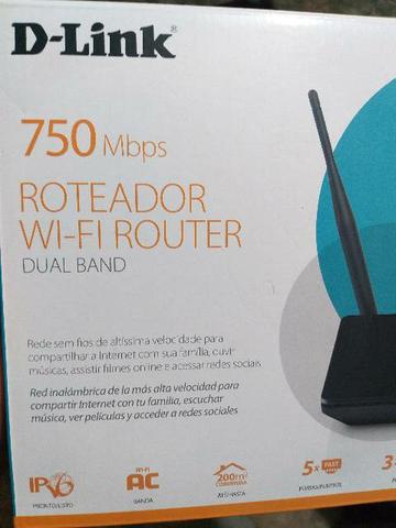 Roteador 750mbps vendo ou troco novo na caixa - Foto 3