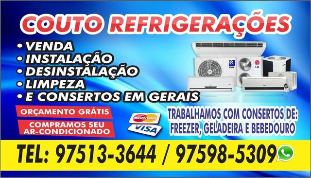 Geladeira e ar condicionado