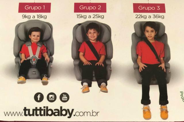 Poltrona Nina Tutti Baby , 09 a 36Kg Para uso ate os 7 anos - Foto 2