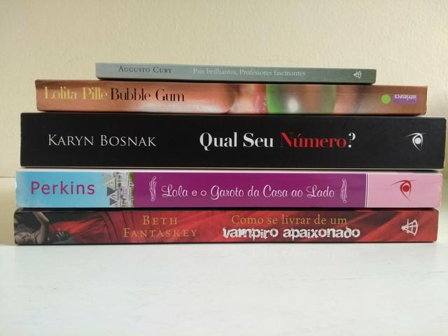 R$5,00 cada livro