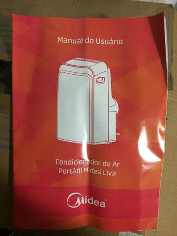 Ar cond portátil 12mil BTUs Midea - Foto 2