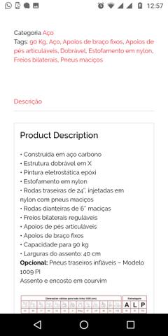 Cadeira de Roda - Foto 2