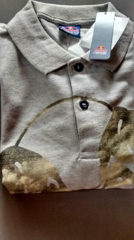 T shirt red Bull polo