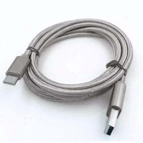 Cabo USB com imã e manta de pano - Foto 3