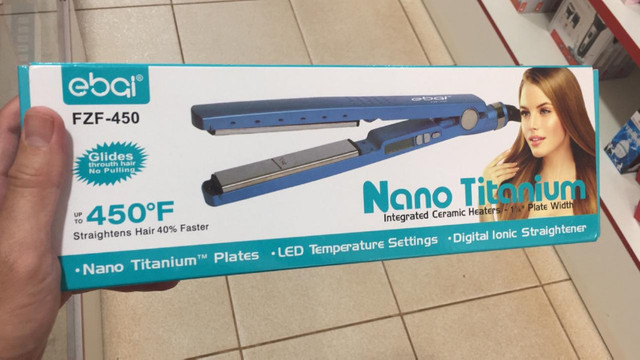Chapinha baby liss nano titanium 450graus