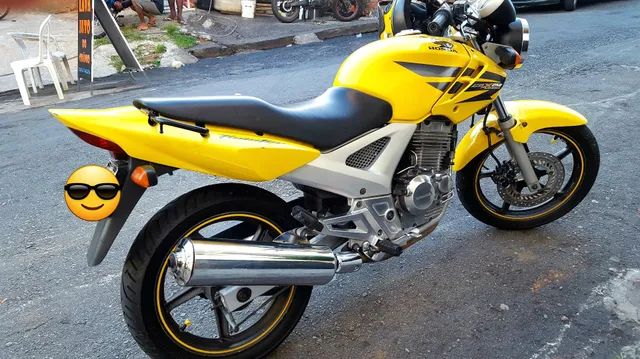 Honda cbx 250 twister,2008, amarela, r$ 6.500 em Brasil