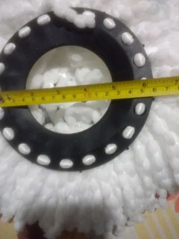 01 refil Para Mop 12 litros, com diâmetro 16cm universal.
