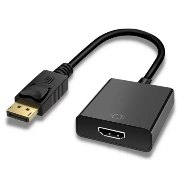 Cabo Adaptador Conversor Display Port Macho Para Hdmi Fêmea - Foto 4