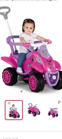 Quadriciclo Infantil Cross Turbo Pink - Calesita 968