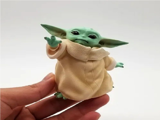 Baby Yoda - Star Wars - Miniatura Boneco de ~08 Centímetros - Foto 4