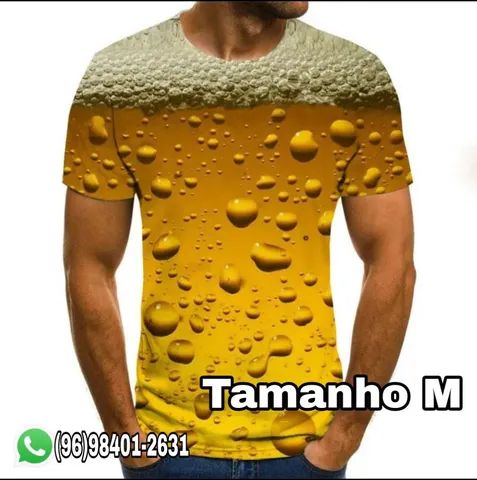 Camisa Cerveja 3D
