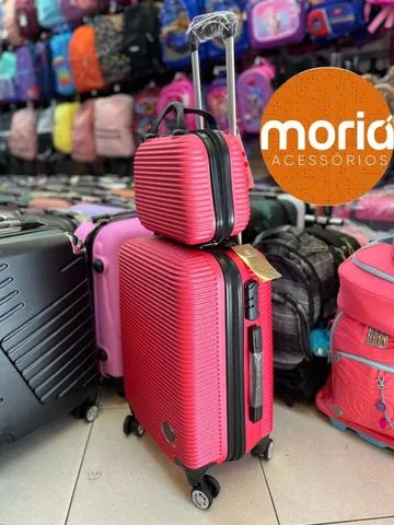 Kit Mala De Bordo 10kg  360º Rodinhas Abs + Frasqueira Luxo - Foto 4
