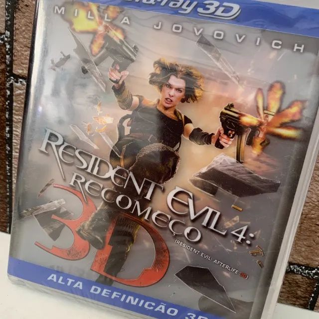 Resident Evil 4 Recomeço - Blu Ray 3D Filme Ação