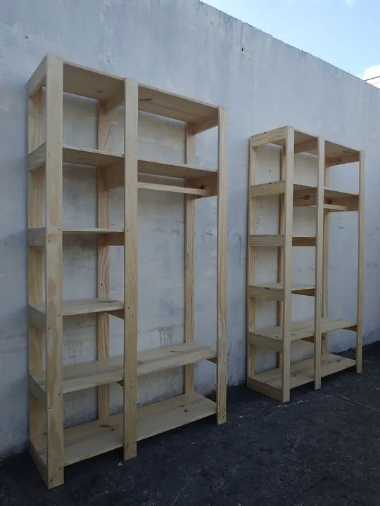 Roupeiro de palete e pinus. Móveis rústicos de Pallet, Pallets e pinus. - Foto 2