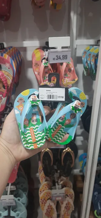 Chinelo Infantil Ipanema Mundo Bita 17/18 19 20/21 22 23/24