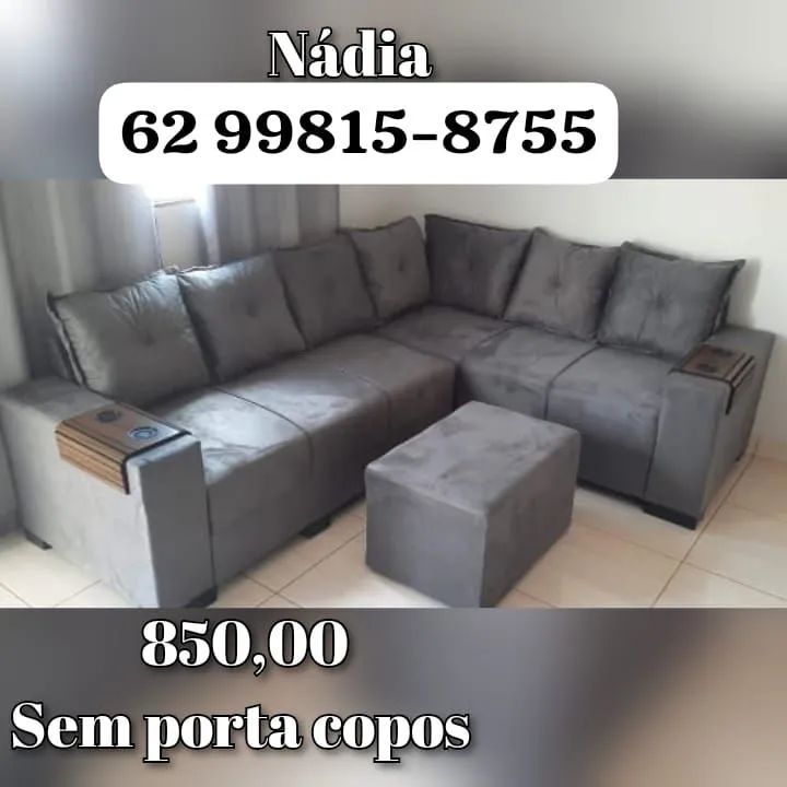 Sofá simples de canto  %%%$$