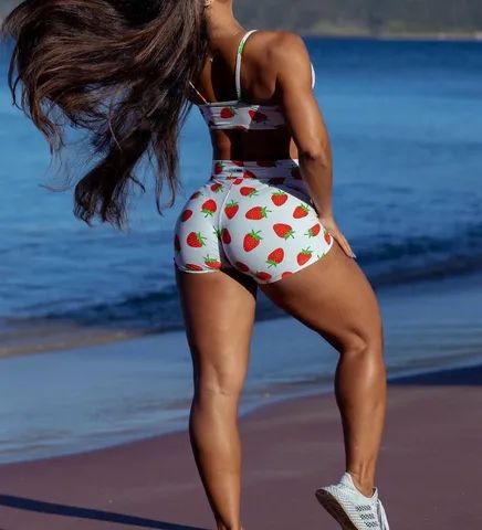 Conjunto fitness short e top MBR - Foto 2