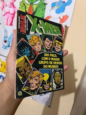 Almanaque HULK apresenta X MEN N 7 abril 1982 RGE  formatinho 