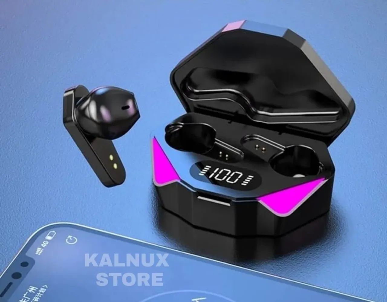 Fones De Ouvido Gamer Sem Fio Bluetooth Com Microfone