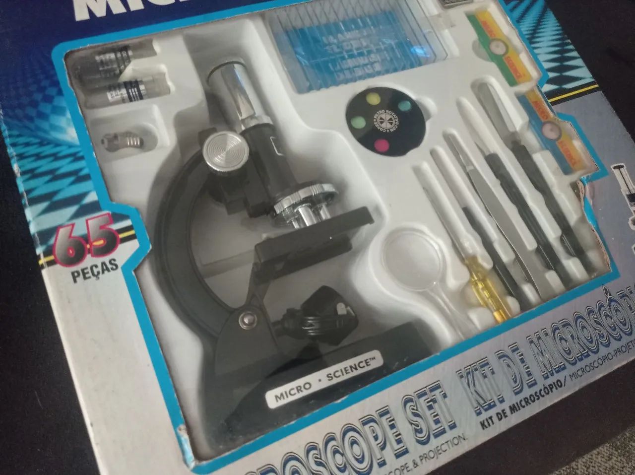 Kit microscópio ( RARIDADE )