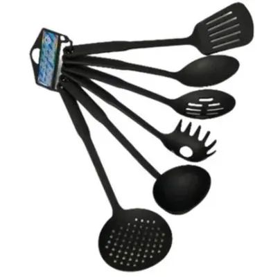 6 Peças - Kit de colheres e concha e utensílios para cozinha - Foto 5