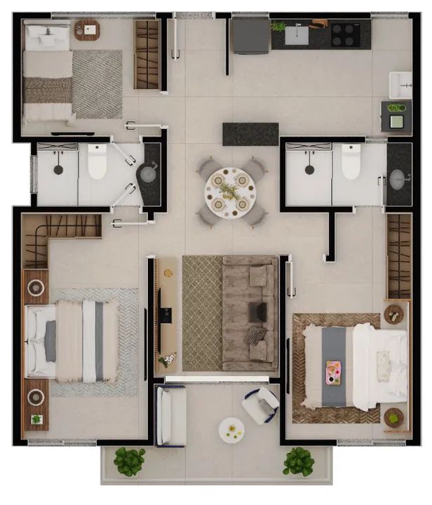 Apartamento no Cumbuco Cod0238 - Foto 4