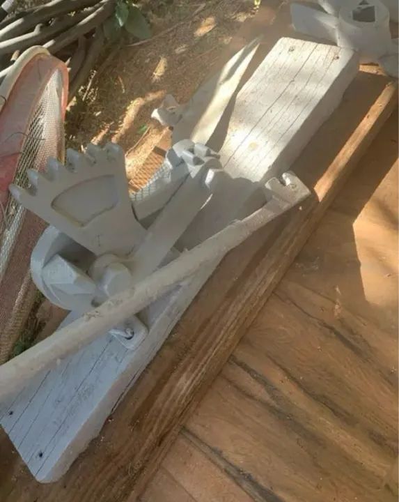 Máquina para cortar ferro. 