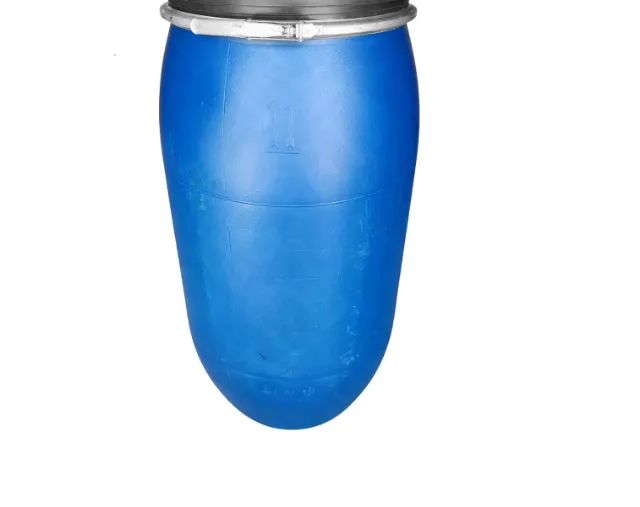 Bombona de 150l tampa removível e trava, usada. 