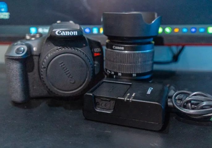 Câmera Canon T7 + Lente básica 18-55