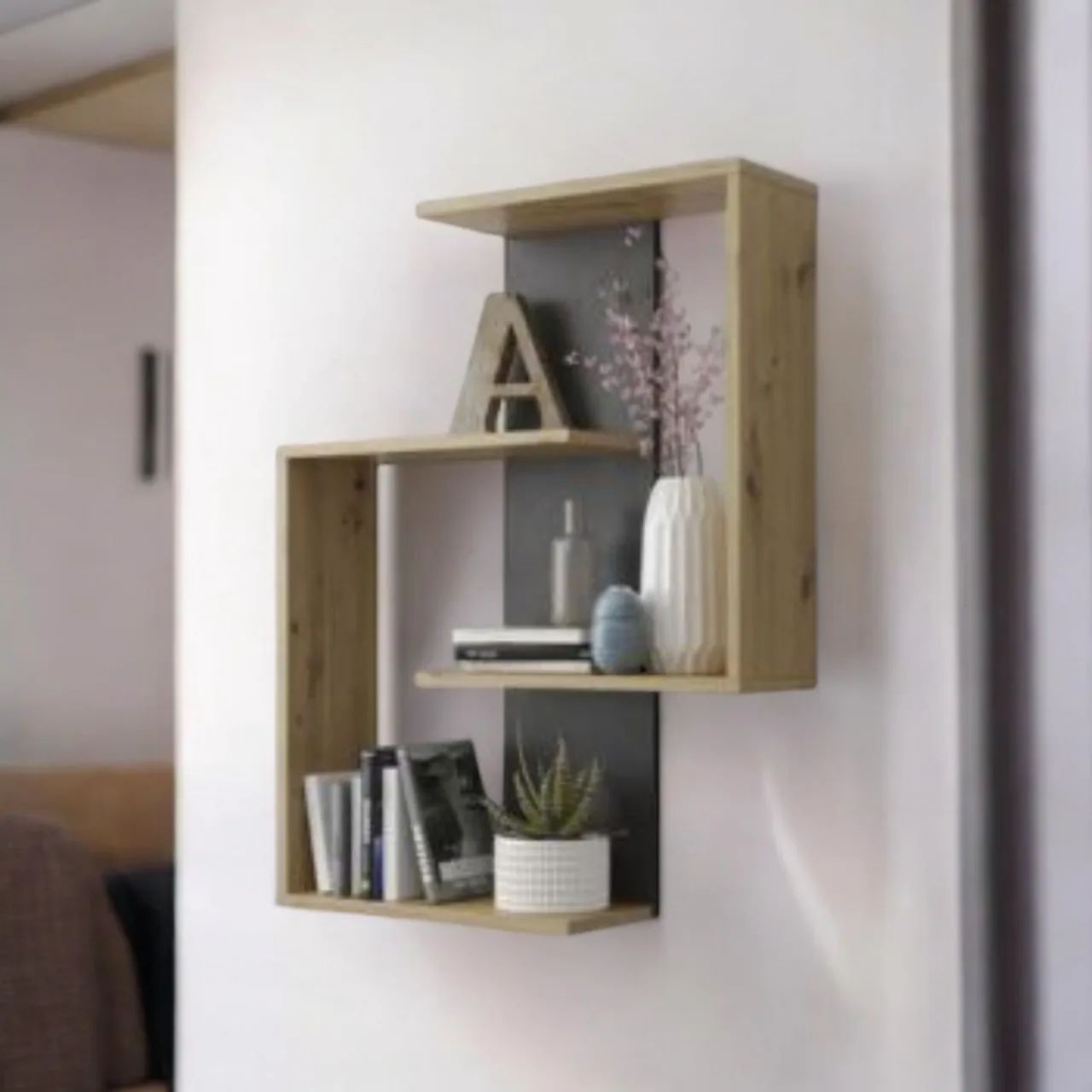 Promocão!! Bela estante suspensa porte médio elegante e única - Foto 3