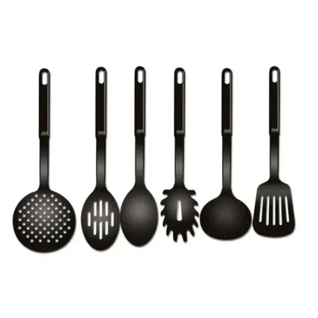6 Peças - Kit de colheres e concha e utensílios para cozinha - Foto 4