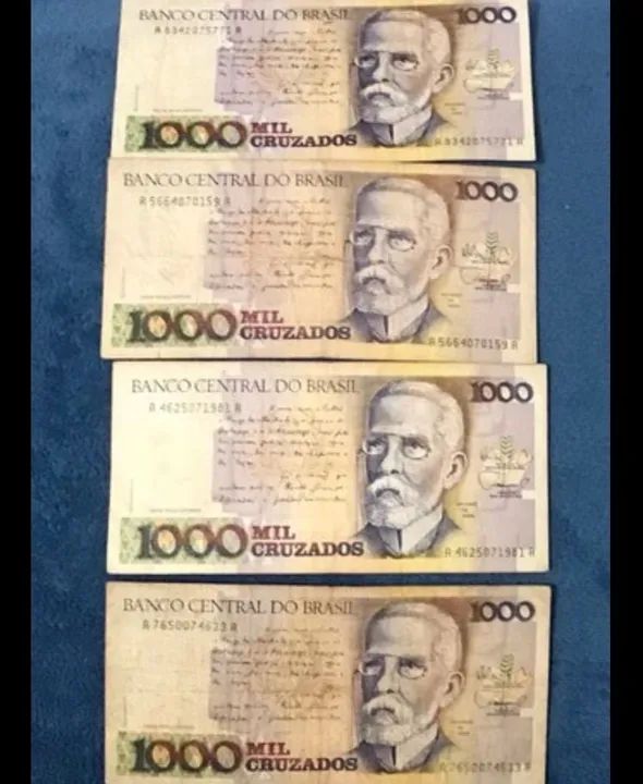 8 notas de cruzados antigas - Foto 3