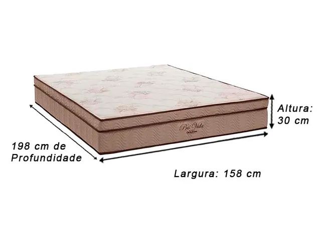 Colchão Queen Pró Vida Superpocket Molas Ensacadas ORTOBOM a644 - Foto 2