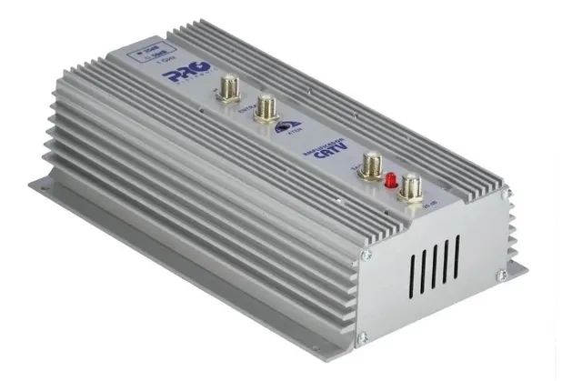 Amplificador Antena Coletiva 35db 1 Ghz Pqap6350g3 Geração 3 Proeletronic Catv Vhf Uhf Tv 