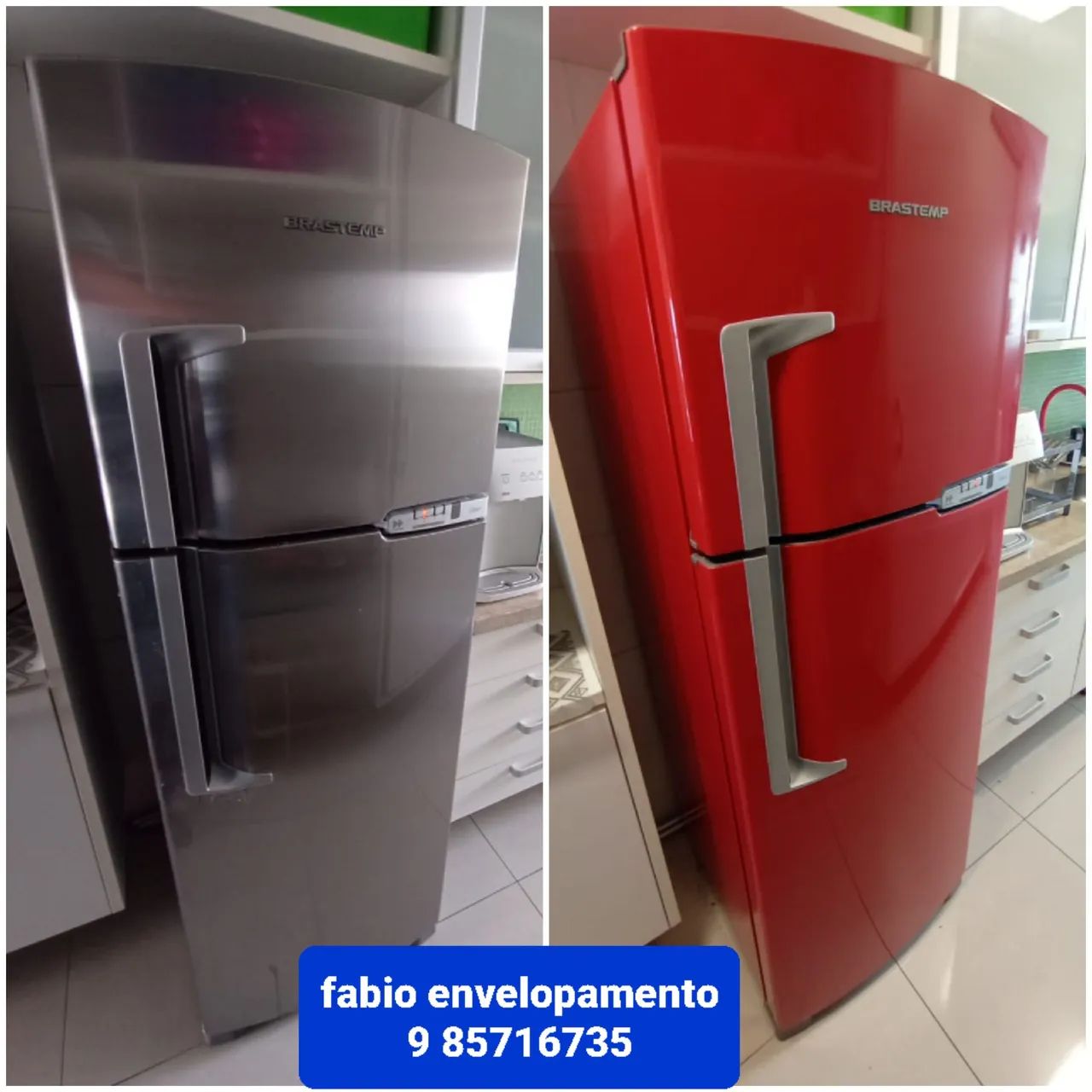 Envelopamento de geladeira  - Foto 3
