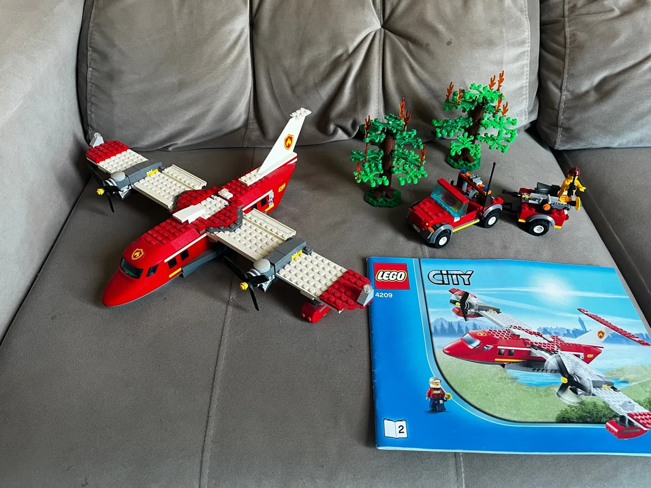 Lego City Fire Plane 4209 - Completo