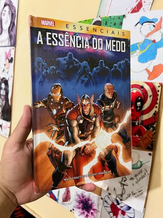 A Essência do Medo Marvel Essenciais  hq lacrada capa dura.