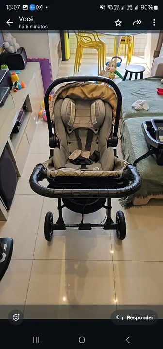 Carrinho e bebê conforto baby jogger