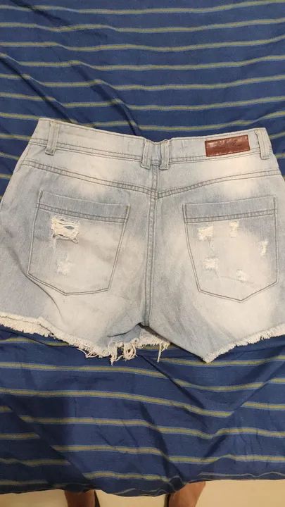 Short saia Jeans Hering 36/26 - Foto 4