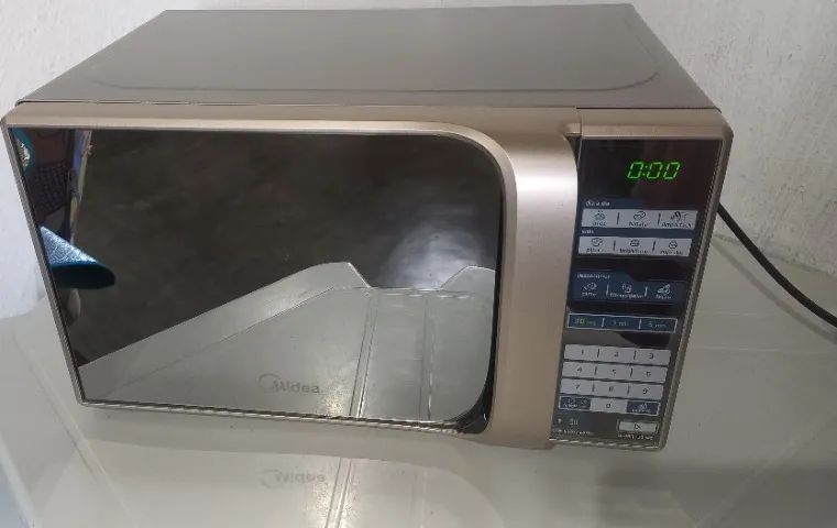 VENDO MICRO-ONDAS MIDEIA INOX - Foto 4
