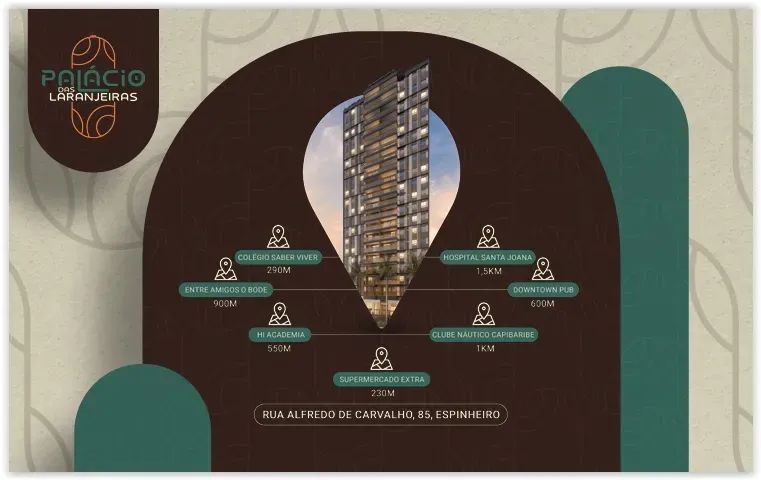 MT - Imóvel para venda possui 122 metros quadrados com 4 quartos em Espinheiro - Recife -  - Foto 3