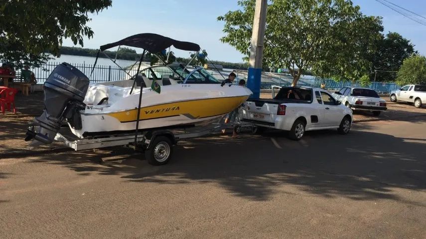Lancha Ventura 180 vende, troca, parcela - Foto 4