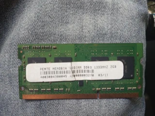 Memória RAM 2GB usada para Notebook - Foto 2