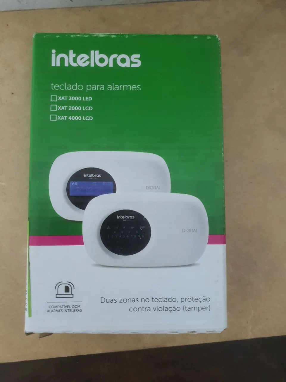 Teclado para Alarme Intelbras XAT 4000 LED