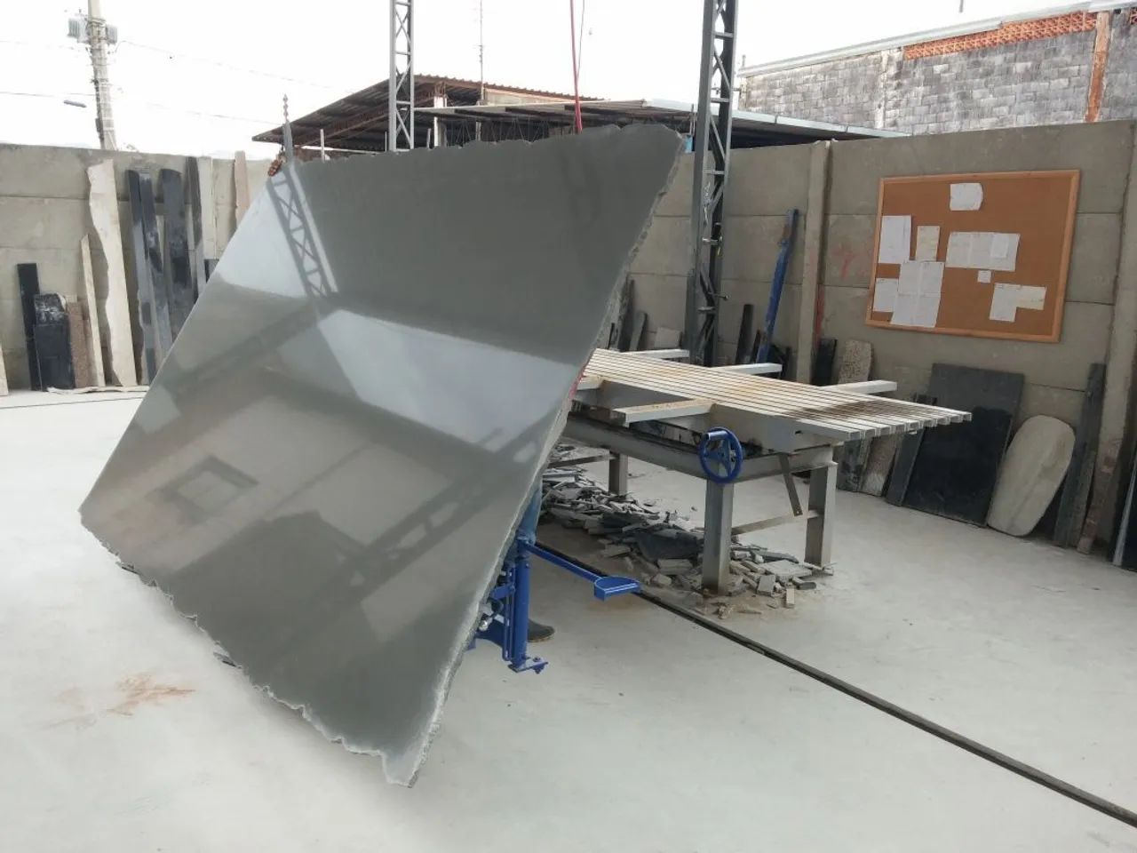 Carrinho de transporte de chapas de granito/mármore - Quase novo! - Foto 4